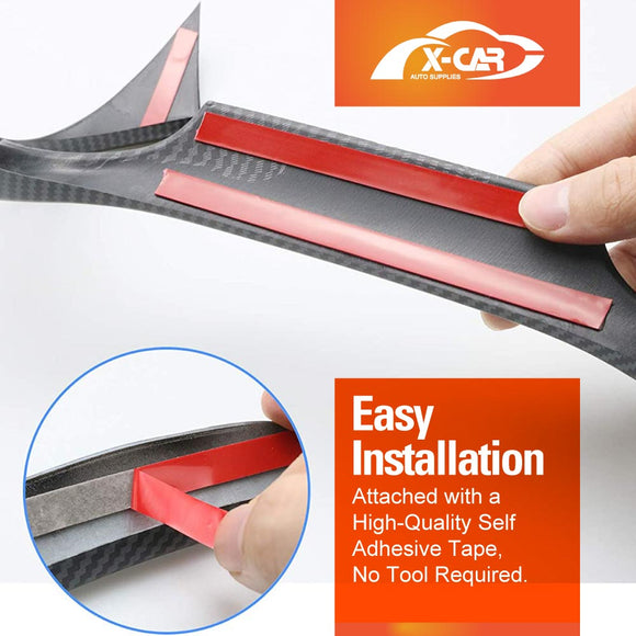 AC Vent Dashboard Frame Panel Trim for Toyota Yaris/Yaris Cross 2020-Onwards Carbon Fiber Style