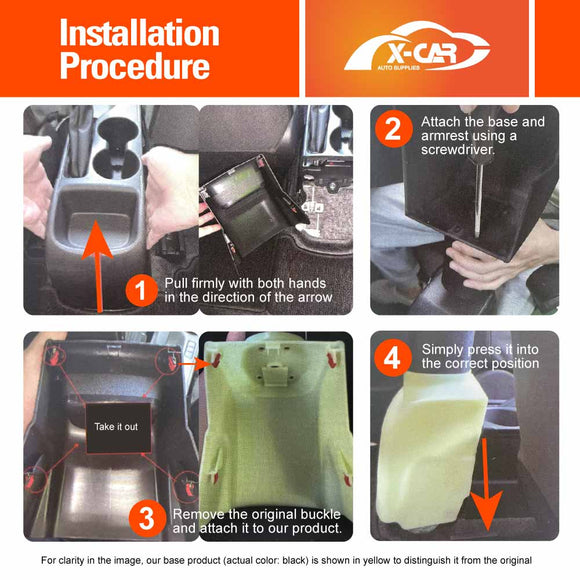 Central Armrest Storage Box with Cup Holder for Toyota Yaris GR 2021-Onwards Arm Rest Car Interior Accessories