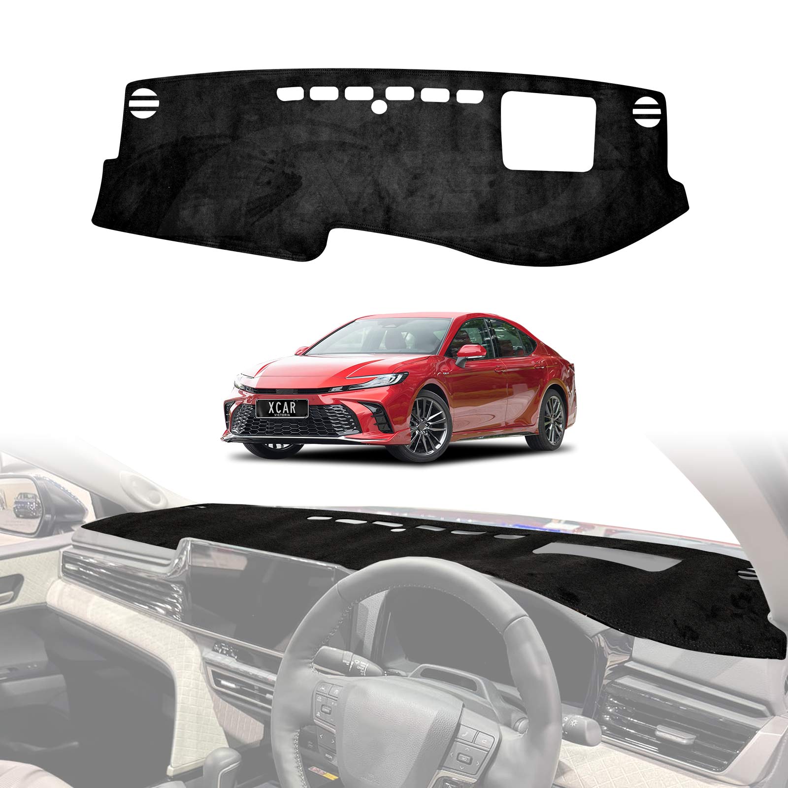 Dash Mat for Toyota Camry 2018-Onwards Non-Slip Dashboard Pad Cover