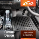 3D Floor Mats for Toyota Camry 2017-2024 All-Weather Car Liners-8