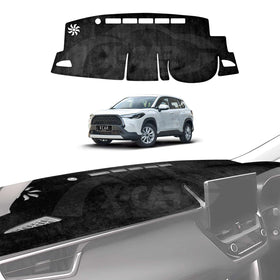 Dash Mat for Toyota Corolla Cross 2022-Onwards Non-Slip Microfiber Pad Cover