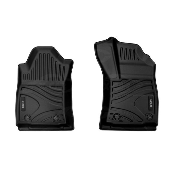 3D Front Floor Mats for Toyota Hilux Auto Single / Extra Cab 2016-2025 All-Weather Car Liners