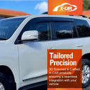 Weathershields for Toyota LandCruiser 200 Series 2007-2021 Car Weather Shields Wind Deflectors Sun Visors-2