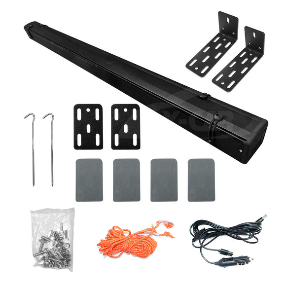 Roof Rack Rear Ladder LED Awning for Toyota Prado 250 Series VX/Kakadu/Altitude 2024-2025