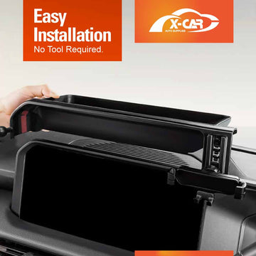 Phone Holder with Storage Tray for Toyota Prado 250 Series 2024-Onwards Organizer Accessories - 0