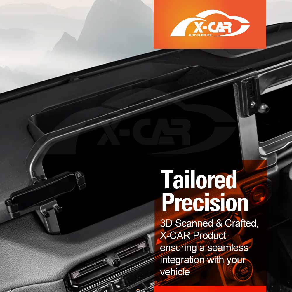 Phone Holder with Storage Tray for Toyota Prado 250 Series 2024-Onwards Organizer Accessories