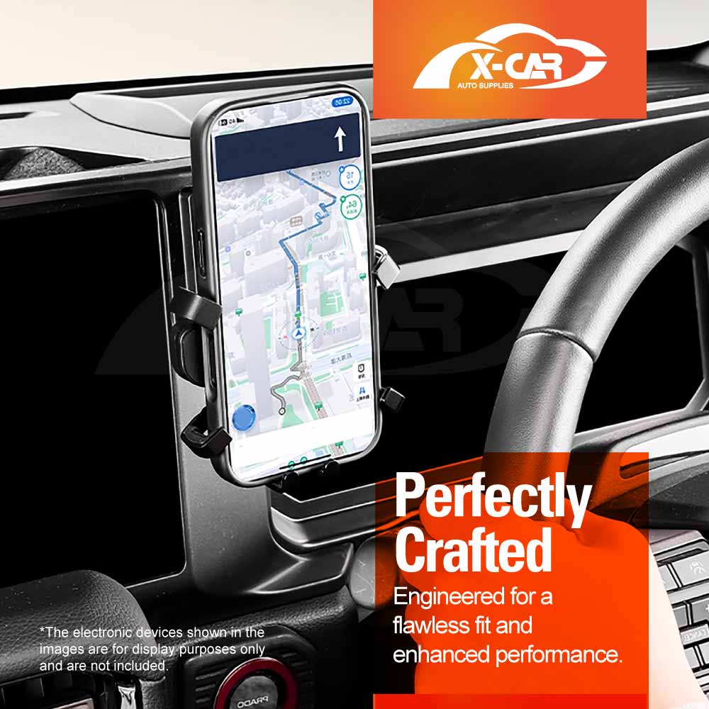 Phone Holder with Storage Tray for Toyota Prado 250 Series 2024-Onwards Organizer Accessories