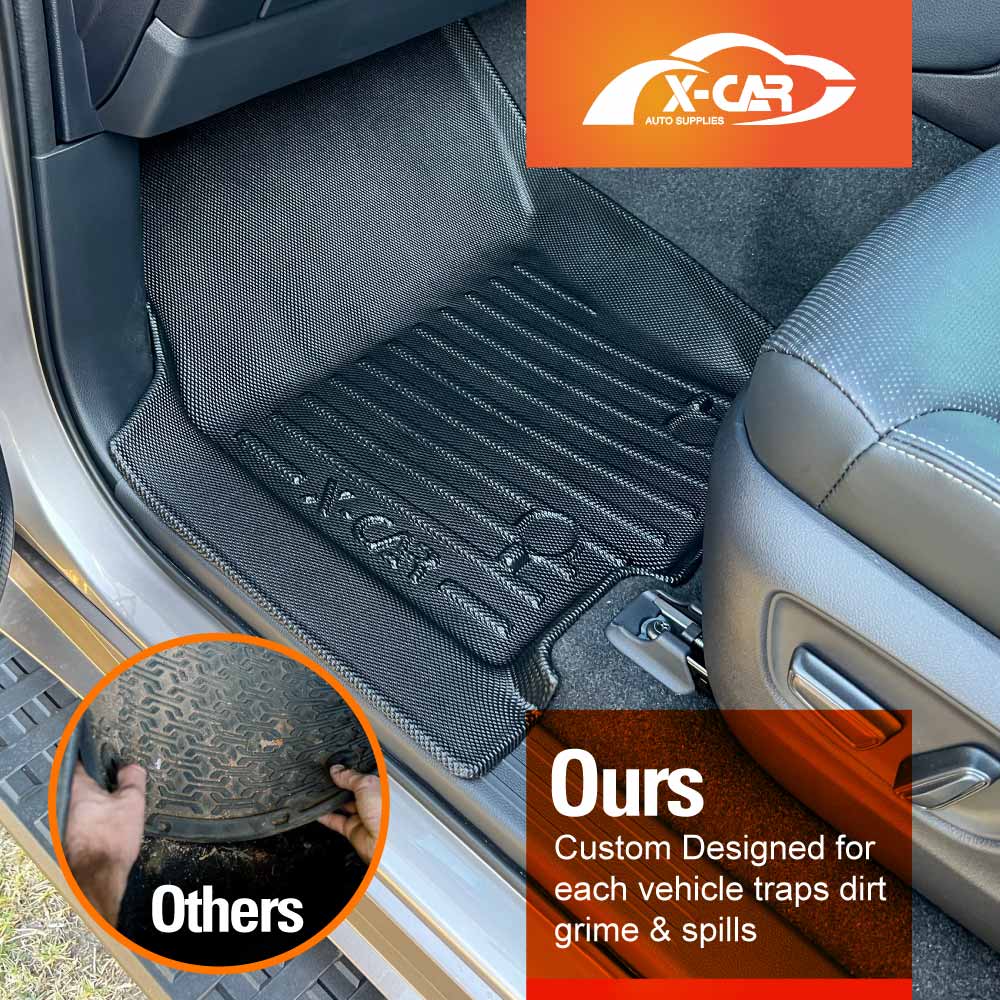 3D Floor Mats for Toyota Prado 250 Series 7-Seater 2024-2025 All-Weather Car Liners [NEW DESIGN]