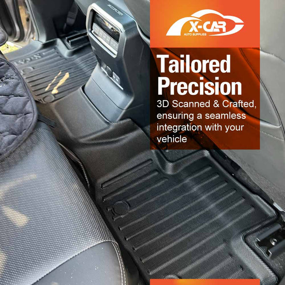 3D Floor Mats for Toyota Prado 250 Series 7-Seater 2024-2025 All-Weather Car Liners