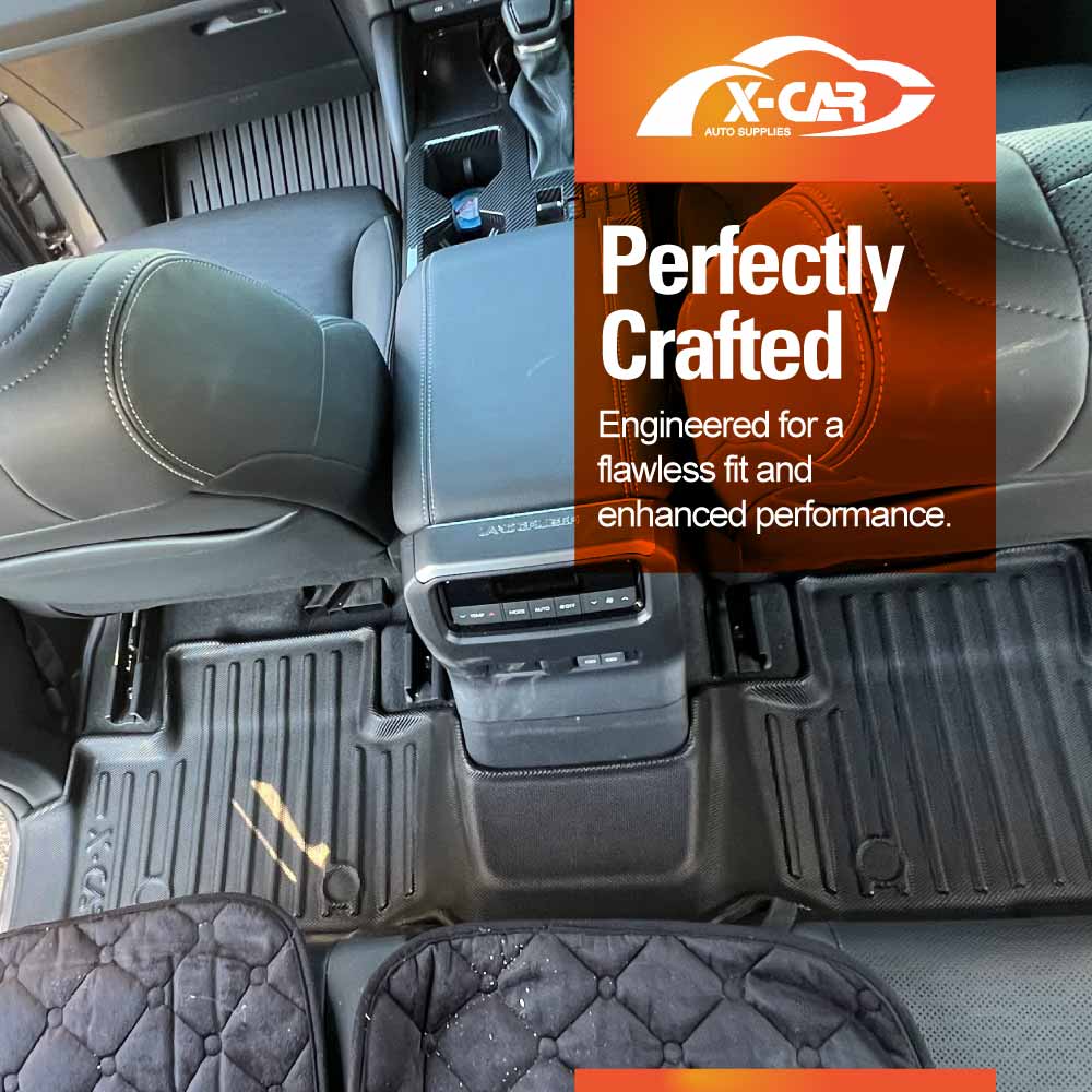 3D Floor Mats for Toyota Prado 250 Series 7-Seater 2024-2025 All-Weather Car Liners [NEW DESIGN]