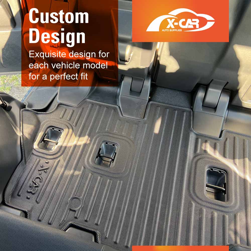 3D Floor Mats for Toyota Prado 250 Series 7-Seater 2024-2025 All-Weather Car Liners [NEW DESIGN]
