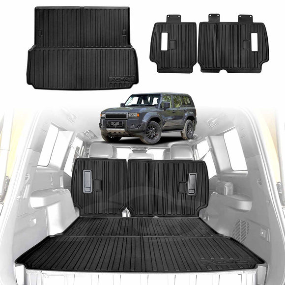 Boot Liner / Back Seat Protector  for Toyota Prado 250 Series 5-Seater 2024-Onwards