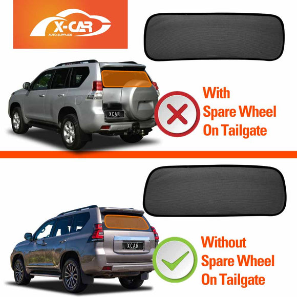 Window Sun Shades for Toyota Prado 150 Series 2009-2024 Rear Windscreen Shade