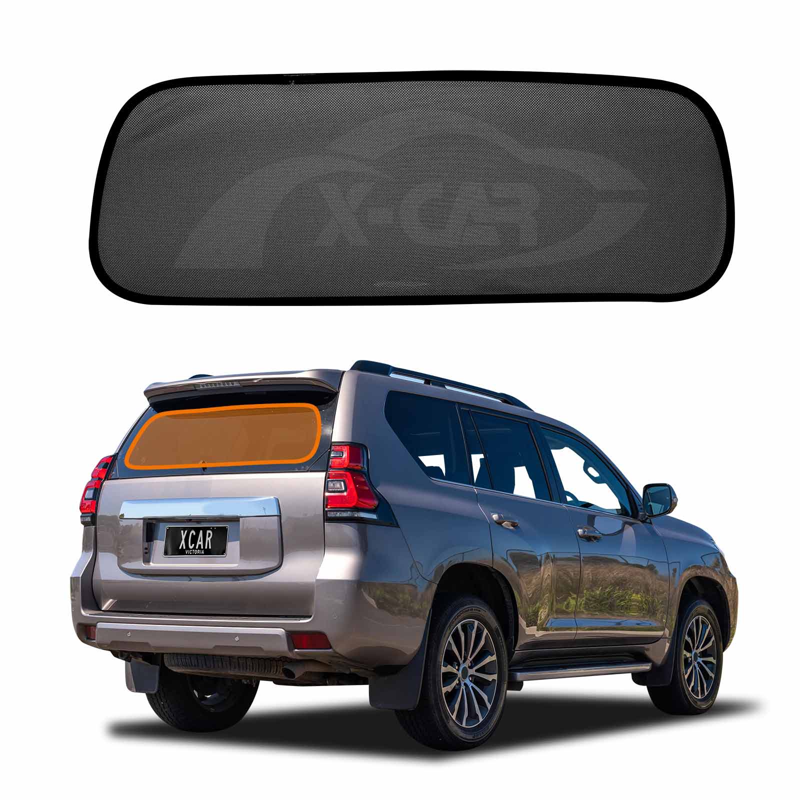 Window Magnetic Sun Shades for Toyota Prado 150 Series 2009-2024 Rear Windscreen Shade