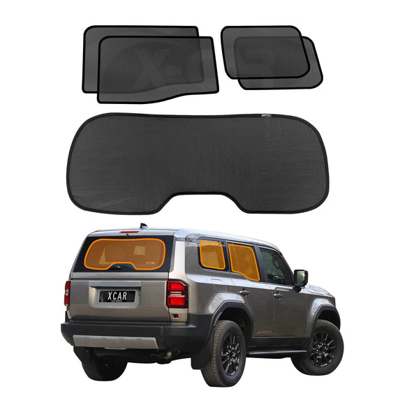 Window Sun Shades for Toyota Prado 250 Series 2024-Onwards Sun Blind Mesh