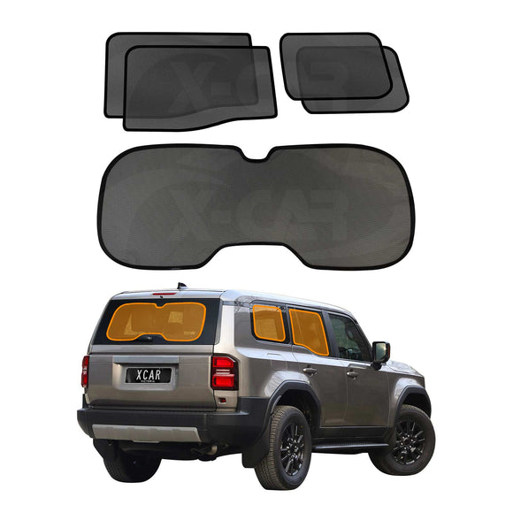 Window Sun Shades for Toyota Prado 250 Series 2024-Onwards Sun Blind Mesh