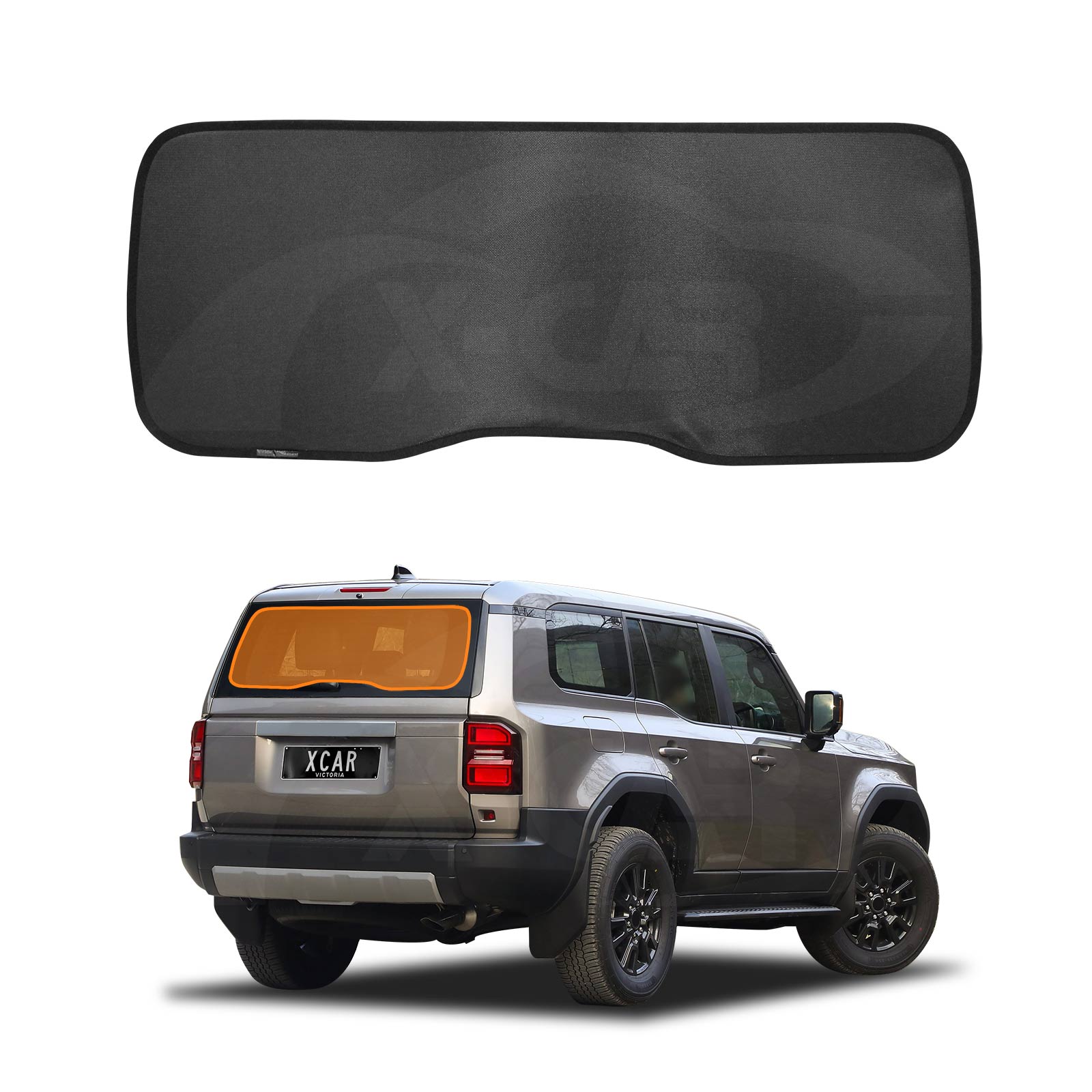 Tailgate WindScreen Sun Shade for Toyota Prado 250 Series 2024-2025 Window shades