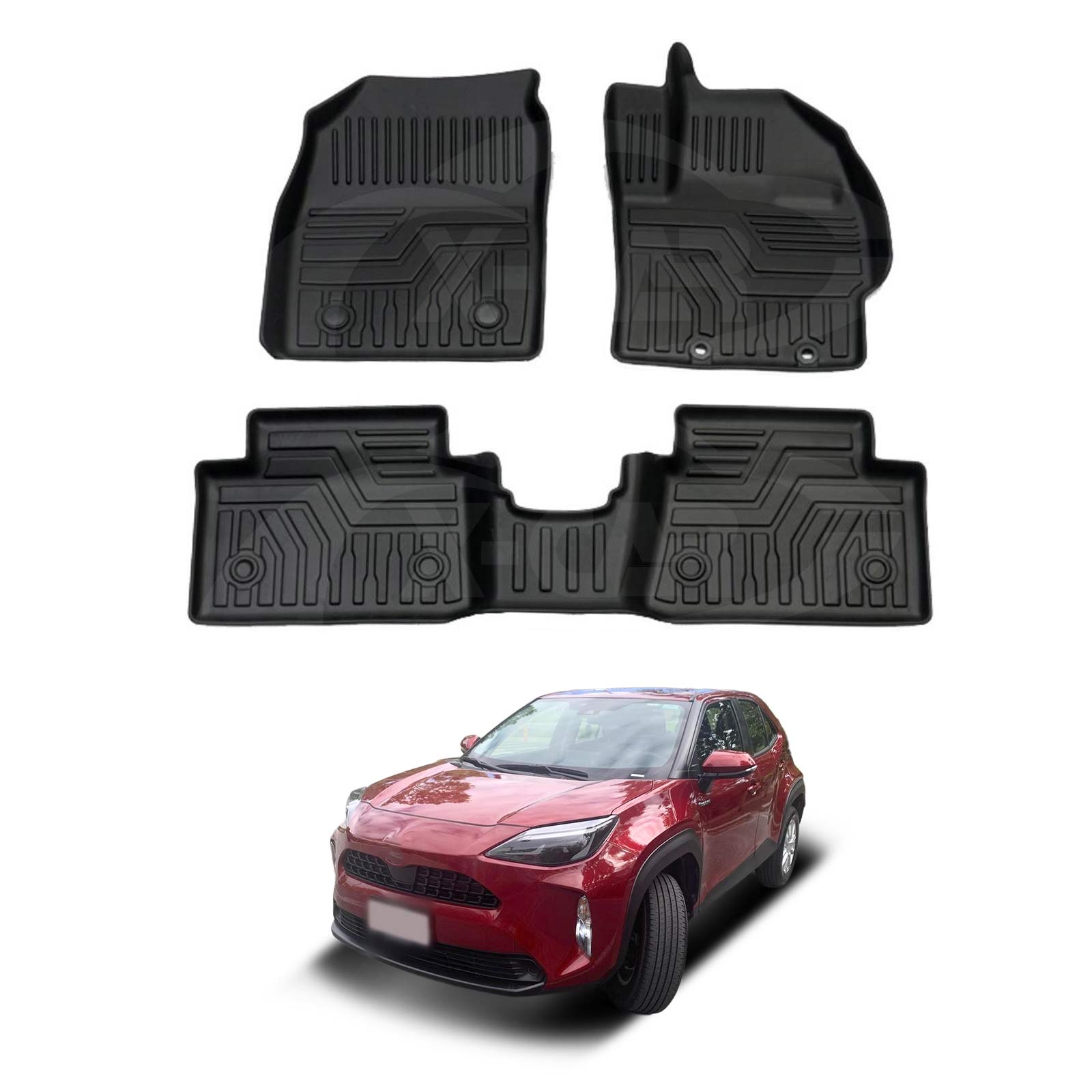 [Preorder] 3D Floor Mats for Toyota Yaris Cross MXP Series 20202025
