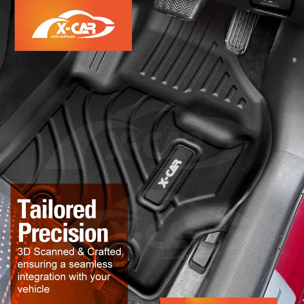 3D Floor Mats for Toyota Yaris Hatch 2020-Onwards All-Weather Car Liners - 0