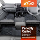 3D Floor Mats for Toyota Landcruiser 70/79/76 Series 2012-Onwards All-Weather Car Liners-2