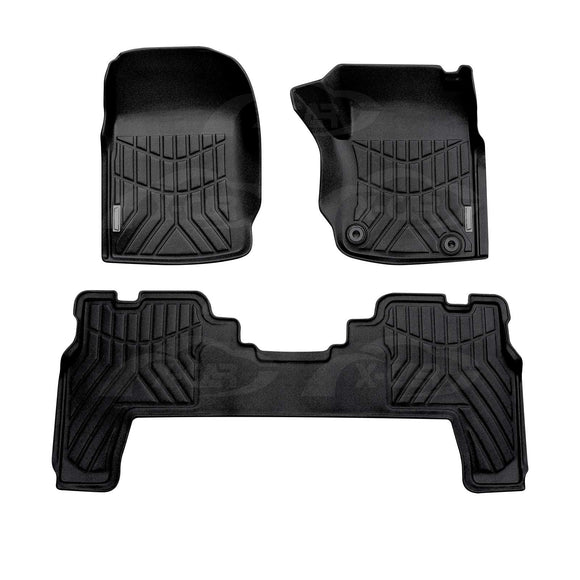 3D Floor Mats for Toyota Landcruiser 70/79/76 Series 2012-Onwards All-Weather Car Liners