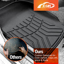 3D Front Floor Mats for Toyota Land Cruiser 78 Series Troop Carrier 2012-Onwards All-Weather Car Liners-3