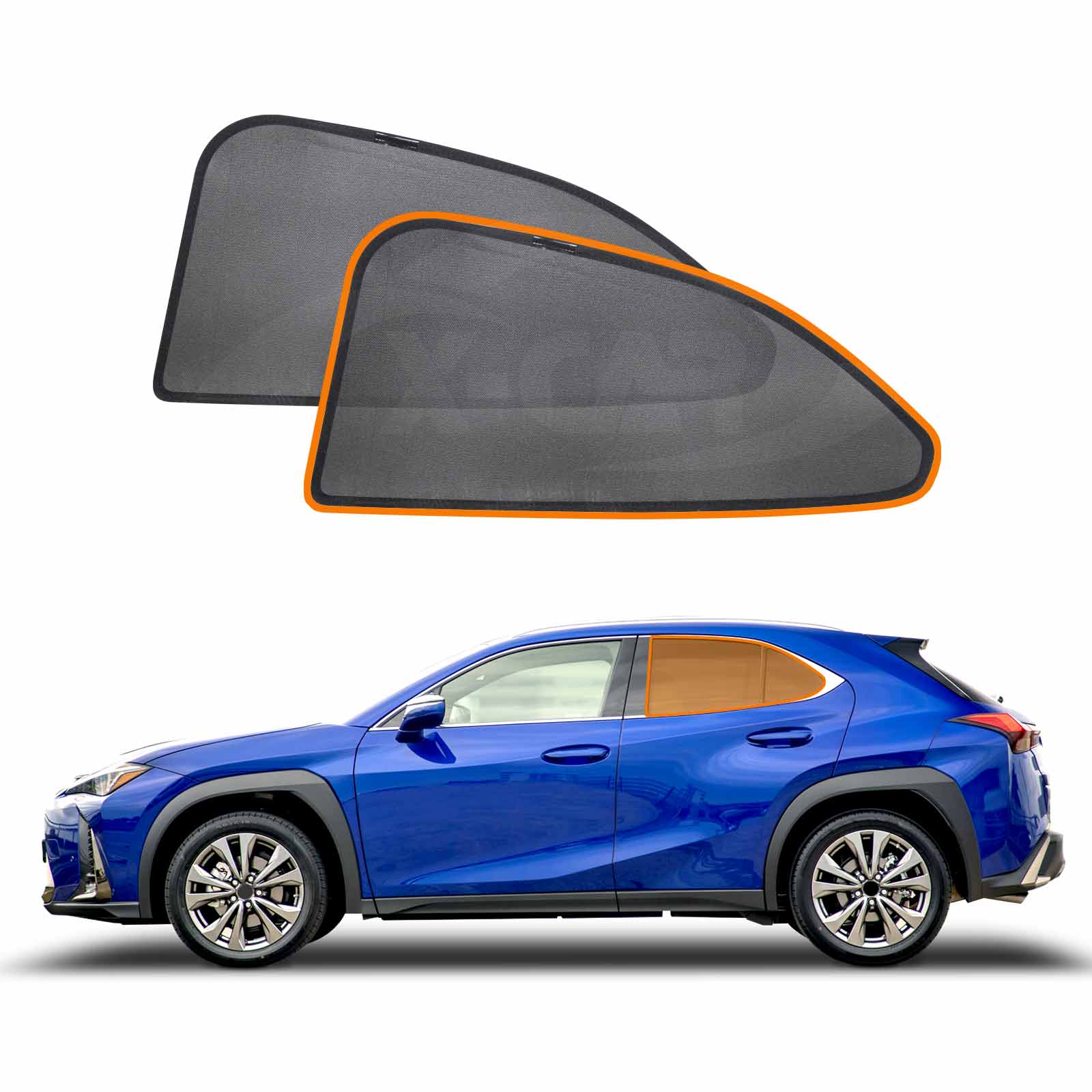 Lexus Sedan Rounded Rear Window Rear Window Sun Shades for Lexus UX 2019-Onwards | X-CAR