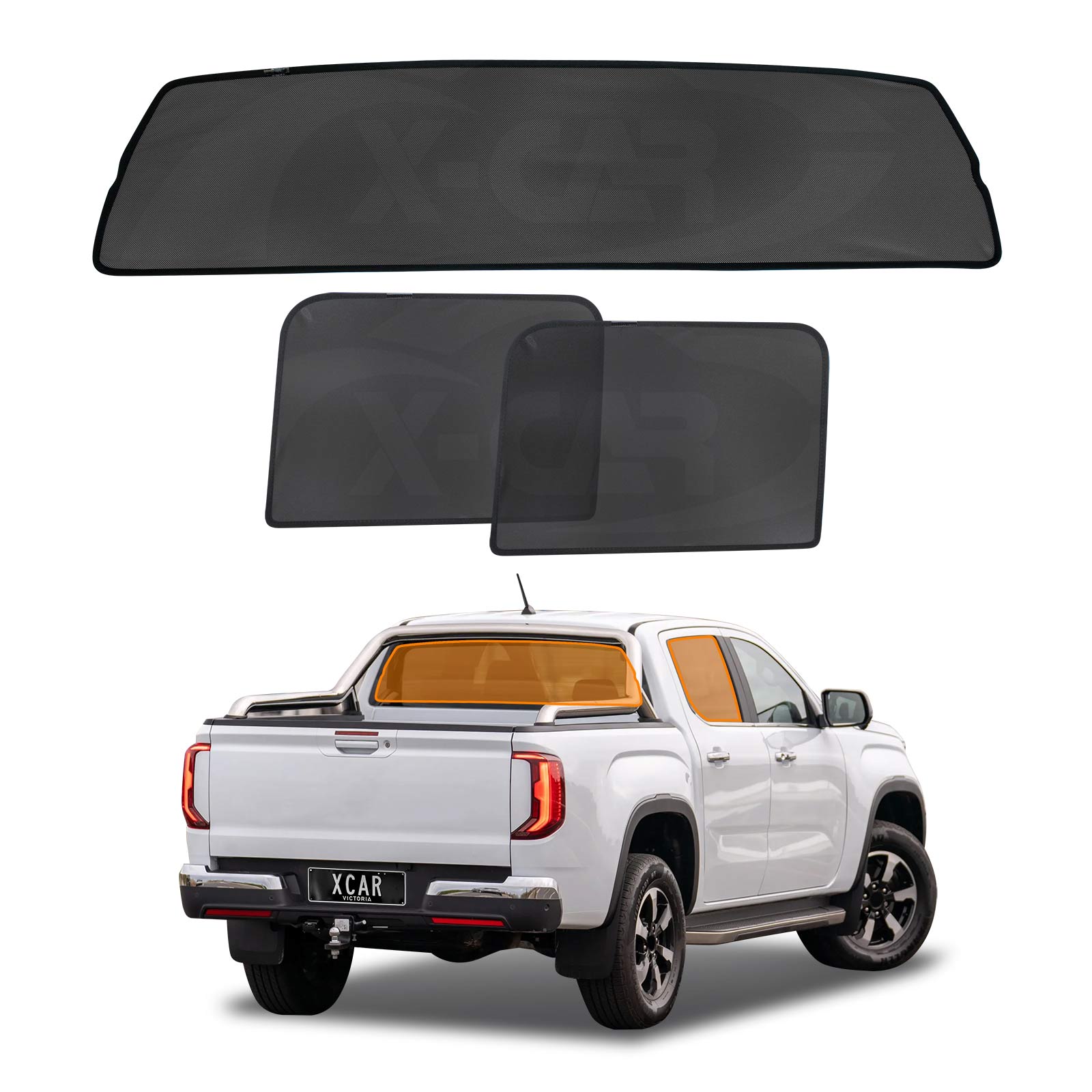 Window Magnetic Sun Shade for Volkswagen Amarok 2009-2022