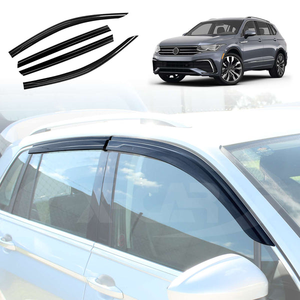 Weathershields for Volkswagen Tiguan 2016-2024 Car Weather Shields Wind Deflectors Sun Visors