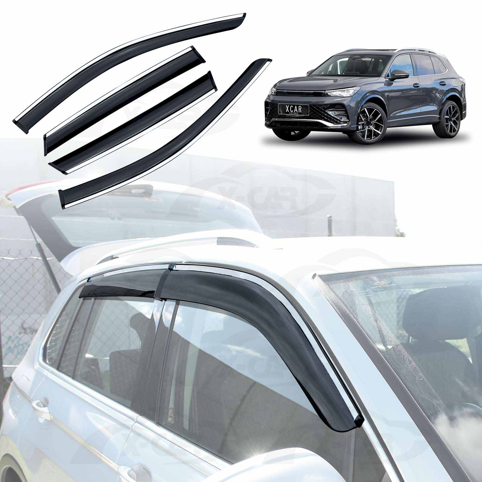 Weathershields for Volkswagen VW Tiguan CT Series 2025-Onwards Car Weather Shields