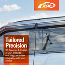 Weathershields for MG MGU9 Dual Cab 2025-Onwards Car Weather Shields-4