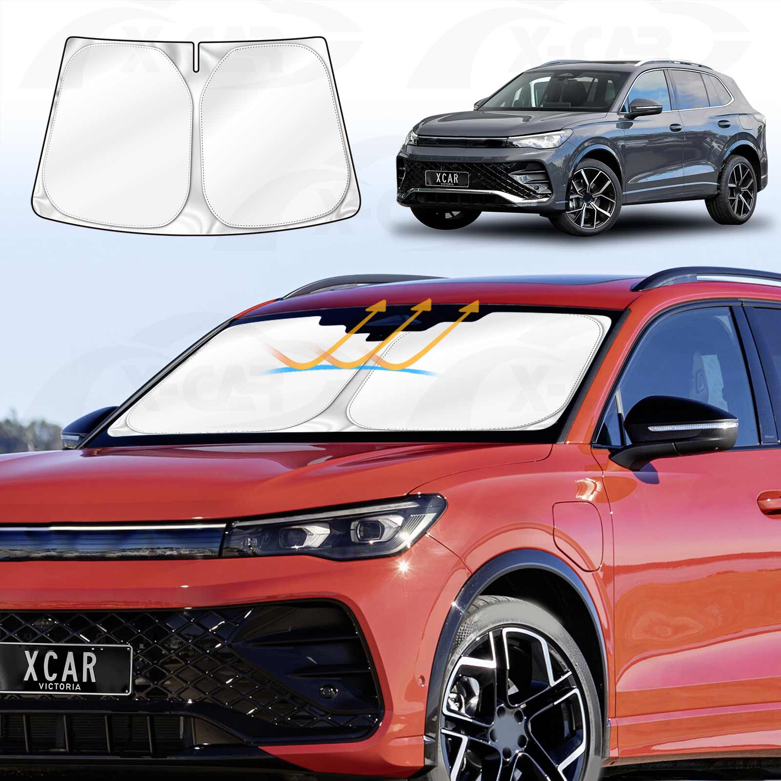 WindScreen Sun Shade for Volkswagen VW Tiguan CT Series 2025-Onwards