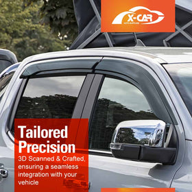 Weathershields for Volkswagen Amarok NF Series 2023-2025 Dual Cab  Car Weather Shields - 0