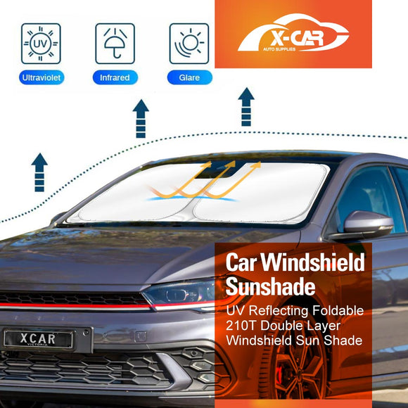 WindScreen Sun Shade for Volkswagen Polo MK6 Hatch 2018-Onward Sun Visor Protector