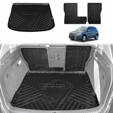 Boot Liner/ Back Seat Protector for Volkswagen Tiguan 2008-2016 All-Weather Car Liners