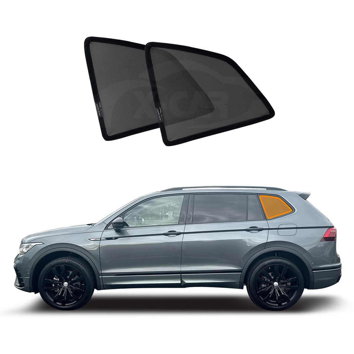 Magnetic Sun Shades For VW Tiguan L 2017–2024 – Front, Rear & Side Window Set