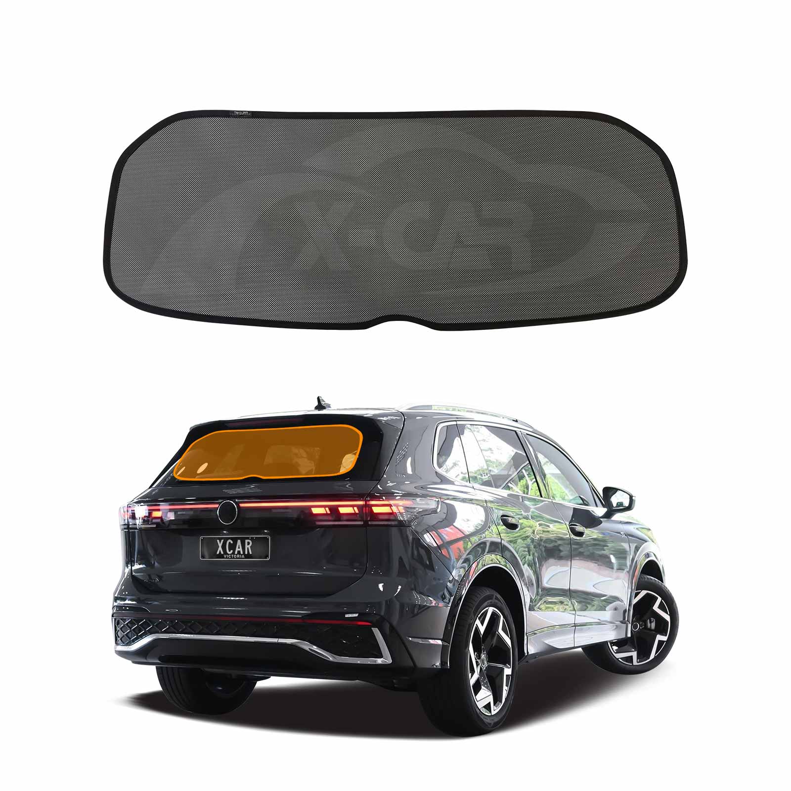 Volkswagen tiguan 25  3rd blind window sun shade block xcar