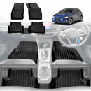 3D Floor Mats for Volkswagen Polo MK6 Hatch 2018-Onwards All-Weather Liners-1