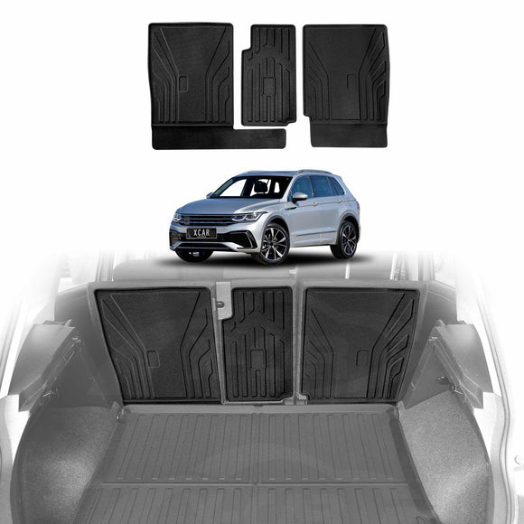 Boot Liner/ Back Seat Protector for Volkswagen VW Tiguan 2016-2024
