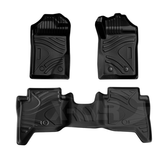 Floor Mats for Volkswagen Amarok NF Series 2023-Onwards Dual Cab All-Weather Car Liners