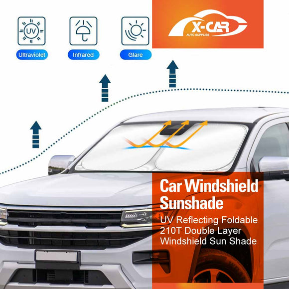 WindScreen Sun Shade for Volkswagen Amarok NF Series 2023-Onwards Dual Cab WindShield Blind