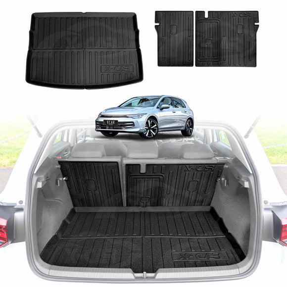 Boot Liner / Back Seat Protector for Volkswagen Golf Hatch MK7 MK7.5 MK8 2013-Onwards