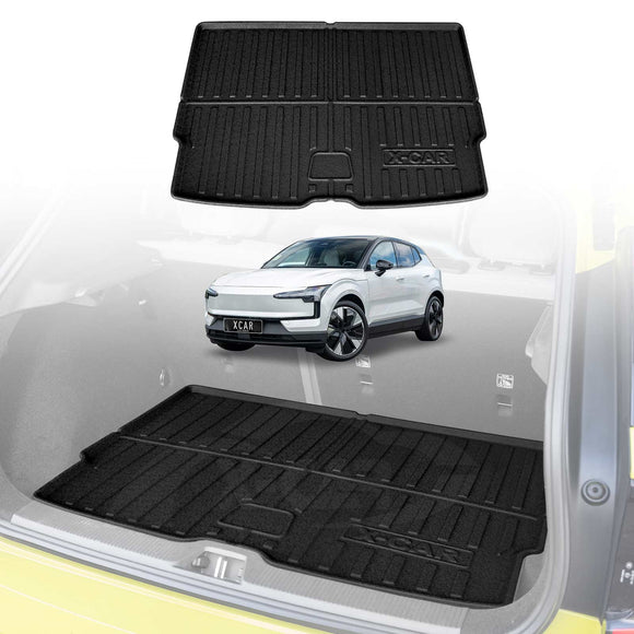 Boot Liner/ Back Seat Protector for Volvo EX30 2024-Onwards Cargo Trunk Mat Luggage Tray