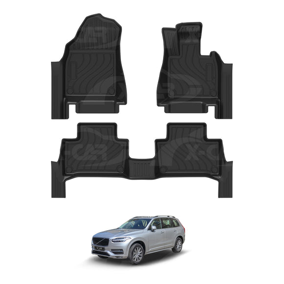 [Pre-order] 3D Floor Mats for Volvo XC90 2015-Onwards All-Weather Car Liners