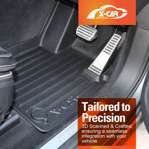 3D Floor Mats for Volvo XC60 2017-Onwards All-Weather Floor Liners