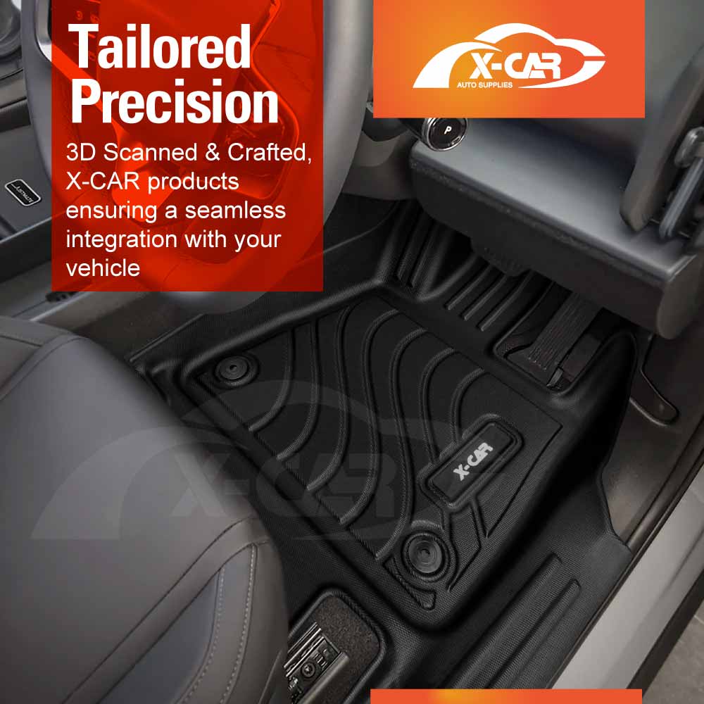 Elmasline 3D rubbermatten & kofferbakbekleding voor Volvo EX30 2024-2025 Elektrisch | Bovenste laadvloer | Accessoires Kofferbakmat