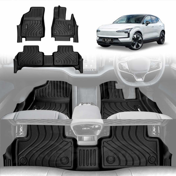 3D Floor Mats for Volvo EX30 2024-Onwards Car Liners