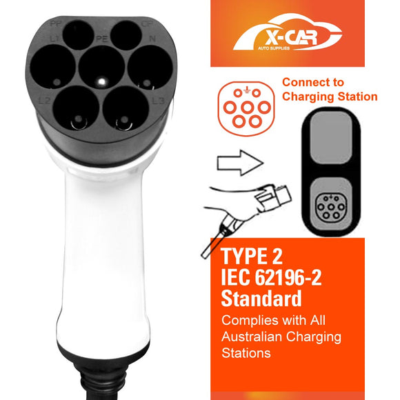 Type 2 Charging Cable 5M 32A for KIA EV5 EV6 EV9 Niro Sorento PHEV EV