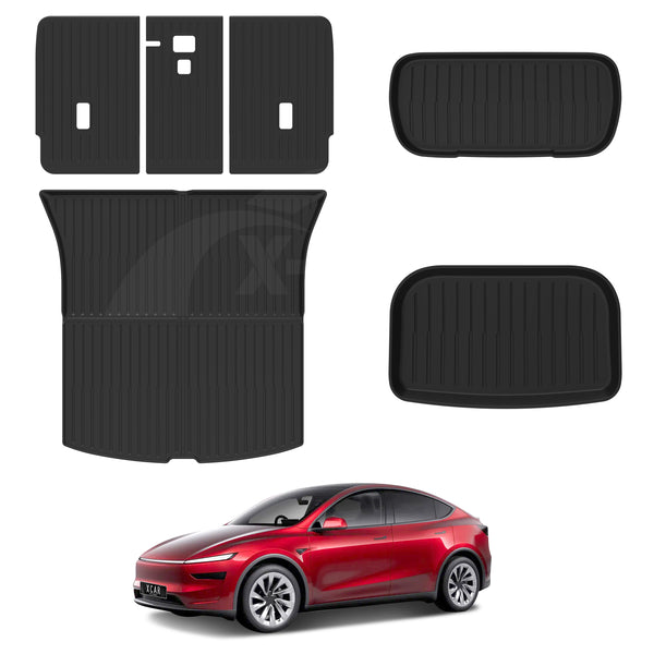 [Pre-order] NEW Tesla Model Y Juniper Interior Liners Set 3D All-Weather Cargo Mats 2025-Onwards