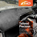 Dash Mat for BMW X3 G45 Series 2024-Onwards With HUD Non-Slip Microfiber Pad Cover-4